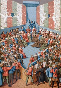 Jean II, Duke of Alencon on Trial Accused of Having Conspired with the English by English School